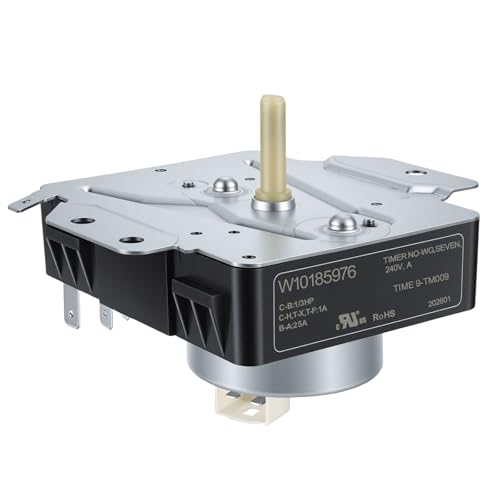Image of W10185976 WPW10185976 Dryer Timer Replacement, Genuine OEM Quality, Replaces WPW10185976VP, W10185976D /E, AP6016539, PS11749829, 1481703, EAP11749829, Fits Whirlpool Kenmore Sears Dryers
