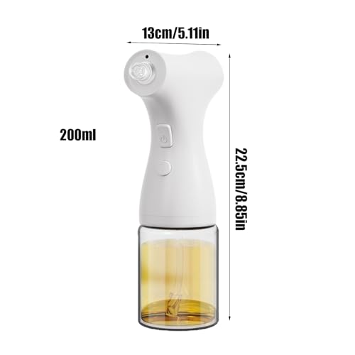 Dispensador para la cocina portátil de 200ml con pulverizador de aceite integrado 7