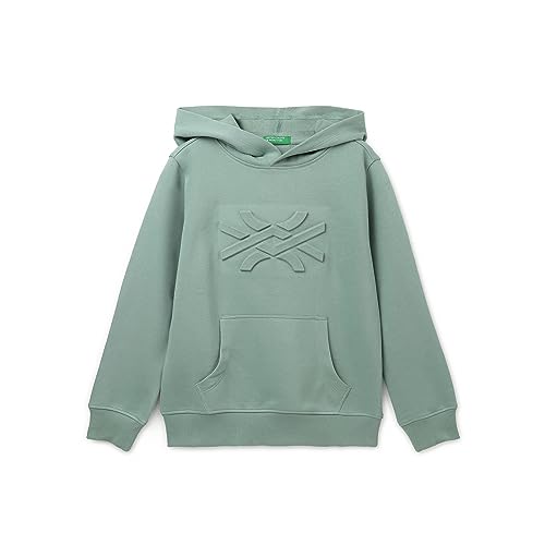 Image of United Colors of Benetton Regular Fit Hooded Neck Embossed Boy's Sweatshirt