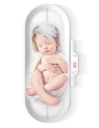 ベビースケール新生児体重計 ,赤ちゃん用 乳幼児 授乳 多機能 風袋機能付き 単位切替機能 表示固定 ,幼児 スケール デジタルトレイ 付 (最大:70CM) 重量 測定 正確 (50g〜100kg) 赤ちゃんから成人まで使え