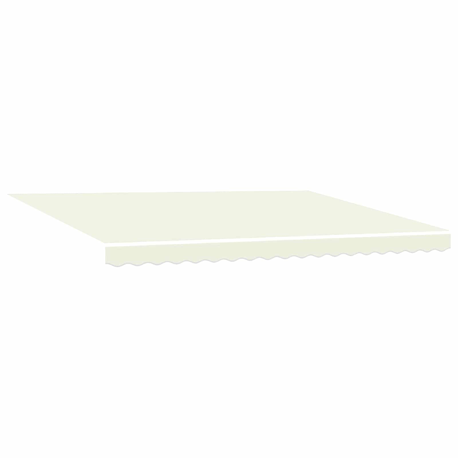 LKJephalotrope 16x10ft Motorized Retractable Awning with Remote, Cream | Features a metal frame and half-cassette design, offering manual crank override for patio and garden sun protection.