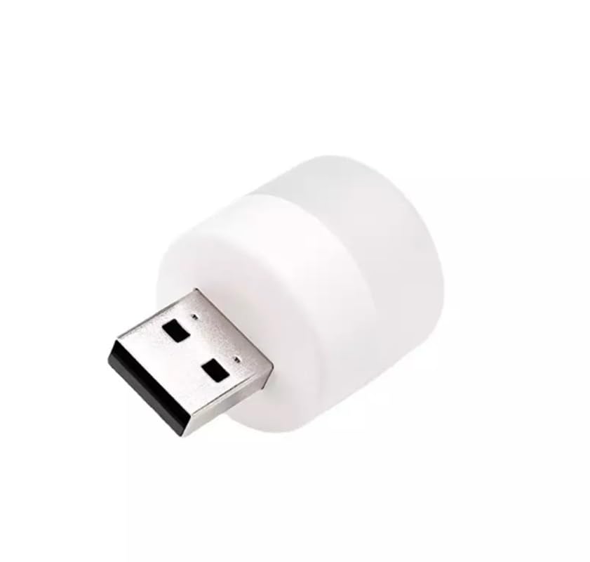 2 Adet Mini Ampul 1w Taşınabilir Usb Led Işık - Powerbank Laptop Pc Uyumlu Günışığı Renk