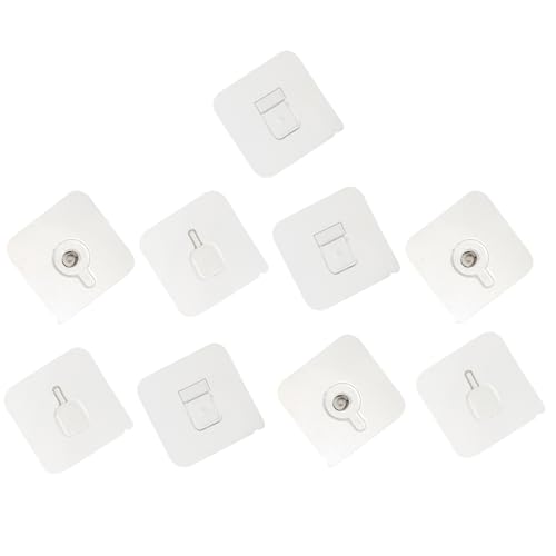 LEDMOMO 9個 強力粘着式壁掛けフック 傷けない無痕プ 額縁 時計 写真用 ル 対応耐久フック