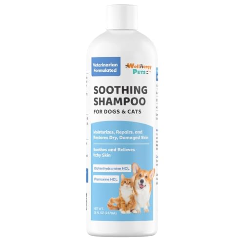 Wellnergy Soothing Shampoo for Itchy Skin Dogs and Cats(16 oz)