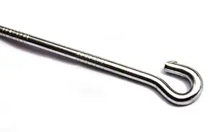 Swing Rod Metal Hanging Accessories Heavy Duty Multipurpose Use Rod for Swing Pack of 2 Silver