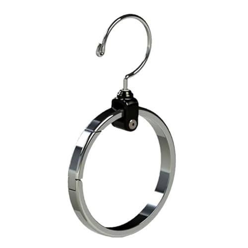 Wilitto Cintre de ceinture pour penderie, crochets de ceinture pour le rangement, anneau de ceinture rotatif pour organisateur de placard, cintre de sac, organisateur d'écharpe, cintre de cravate,