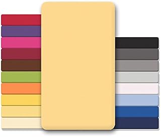 CelinaTex Lucina Topper prześcieradło z gumką 180x200-200x200 pomarańczowe bawełna prześcieradło z gumką