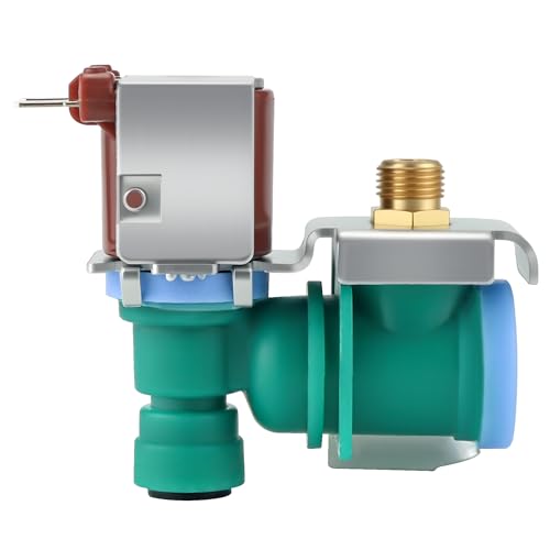 2026 Upgrade W10498992 W10238100 WPW10238100 W10498990 Refrigerator Water Inlet Valve Fit for Whirl-pool Kitchen-Aid Ken-more Replaces for W11512399 K-77473 Water Inlet Valve By Fetechmate