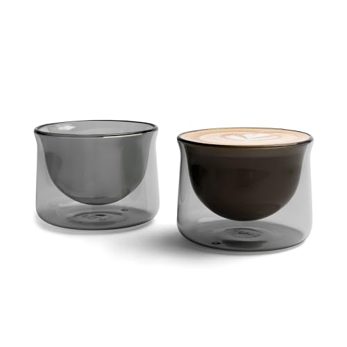 FLUR Latte Glass (Set of 2): For Lattes and Milk