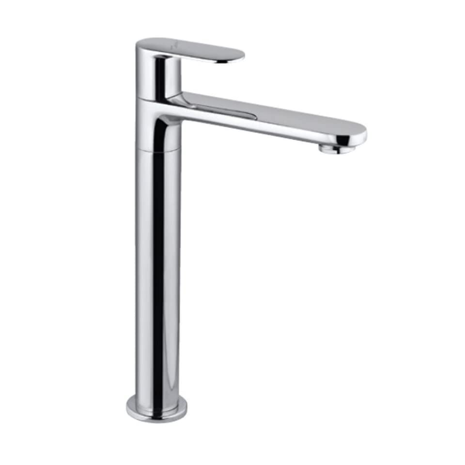 JAQUAR Opal Prime Series Table Mounted Tall Boy Cold ONLY Basin TAP/TAP (Chrome) | TOP Lever, Brass Body Water Tap/Faucet/Cock for Bathroom/Kitchen Wash Basin | OPP-CHR-15021PM