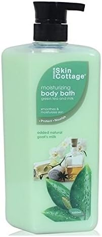 Premium Green Tea and Milk Body Wash 1000 ml – Deep Moisturizing Bath Wash with Natural Goat’s Milk Proteins for Soft, Hydrated Skin