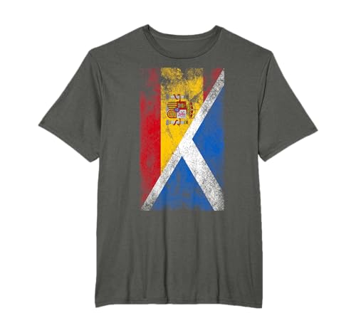 Banderas de España y Escocia   Escocia Español, Escocia Camiseta