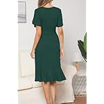 levaca-Womens-Plain-Casual-Flowy-Short-Sleeve-Midi-Dress-with-Belt