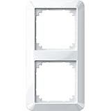 Lieferumfang: Merten 389219 1-M-Rahmen, 2fach, polarweiß glänzend