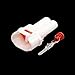 1/5/10/20/30 Sets Kit Sumitomo MT090 2 Pin Way Male Femalee White Waterproof Auto Connector Motorcycle Plug 6187-2171 6180-2181 - (Package: 10 Sets)