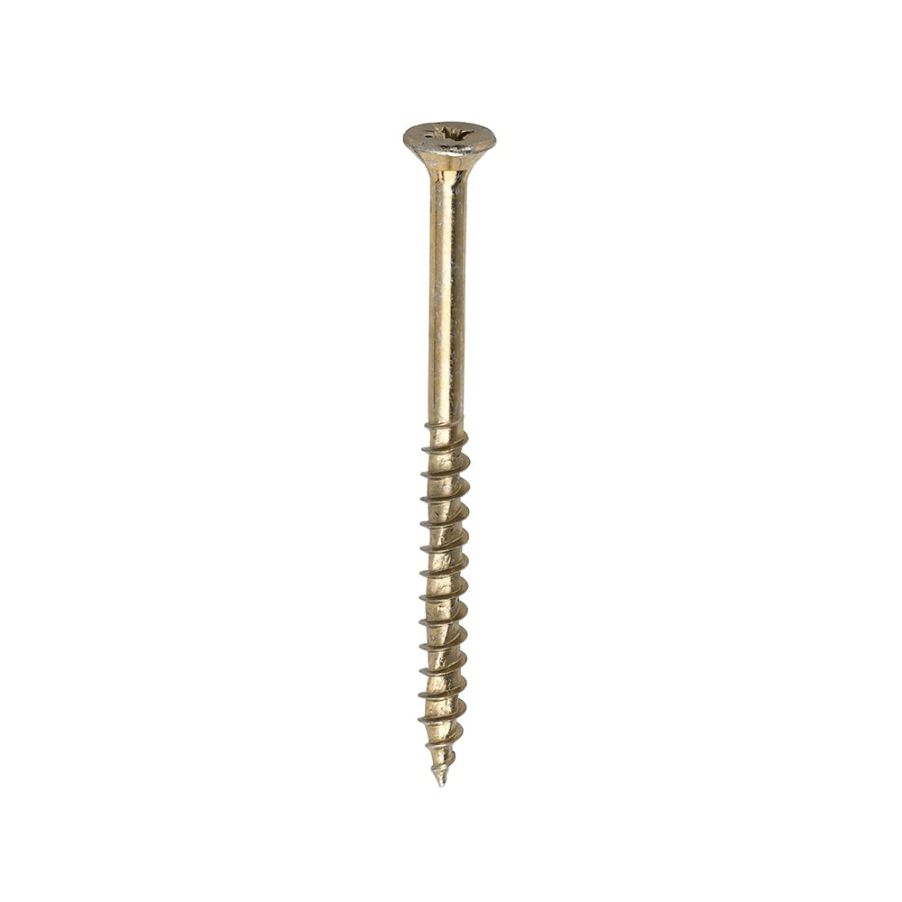 Timco Yellow 40050Vytub Velocity Premium Multi-Use Screws - Pz - Double Countersunk - 4.0 X 50 Tub 800