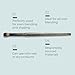 Rose and Ben Beauty E28 Shading and Blending Brush | Multi-Use Head for Even Blending & Shading | Cruelty-Free Bristles