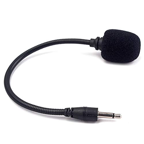 MILISTEN Microfone condensador de 3,5 mm com porta de 205 mm Mini plug-in megafones para instrumento