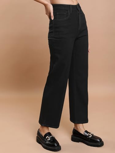 Image of Tokyo Talkies Women High Waist Straight Fit Jeans