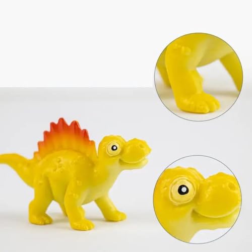 Image of Small Kids Sea & Wild Animal Toys Sets for Fun, Educational, Spark Imagination and Learning (Multi Choice Sets) (Funny Dinosaur) 12pcs