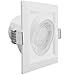 Produktbild LED Einbaustrahler dimmbar 8W schwenkbar drehbar wassergeschützt IP44 eckig, ultrawarmweiss