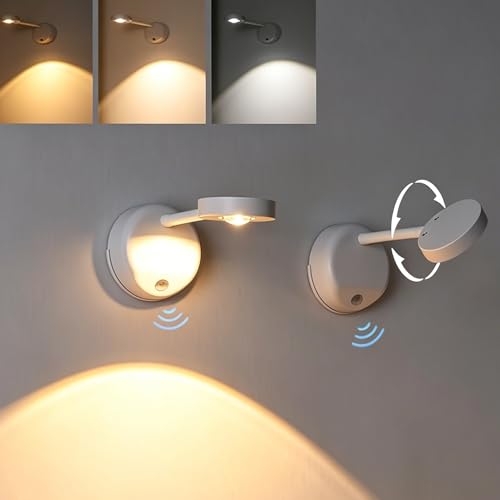 Etrogo Aplique Pared Interior con Pila Recargable,Con