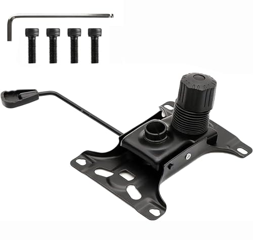 Metalen zittingmechanisme, bodemplaat, zitmechanisme, kantelfunctie, hoogteverstelling voor bureaustoel, vergrendelbare hendel, reserveonderdeel bureaustoel, A4