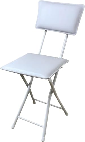 Chaise de hauteur de comptoir pliable et rembourrée pour repas et camping