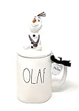 Rae Dunn' OLAF' mug Ceramic LL Coffee Mug 2021 Limited Edition