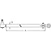 E3NN3304BA Drag Link Tube w/End Fits Ford 2310 2810 2910