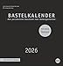 Produktbild Premium-Bastelkalender schwarz mittel 2026: Blanko-Kalender zum Basteln mit extra Titelblatt für eine persönliche Gestaltung. Foto- und Bastelkalender 2026. (Foto-/Bastelkalender Heye)