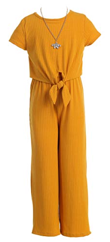 Image of iGirlDress Girls Wide Leg Off Shoulder Elegant High Waist Rompers Palazzo Pants Trousers Jumpsuits USA 4-14
