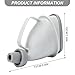 ywzmsd Portable Urinal for Men, Safe Emergency Women/Men Urine Bottle, Spill Proof Reusable Pee Urine Bottle for Camping Travel Traffic