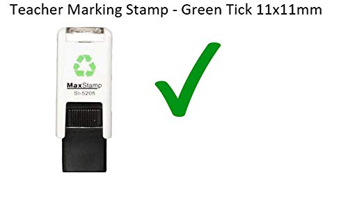 Teacher Marking Stamp - Green Tick 11mm