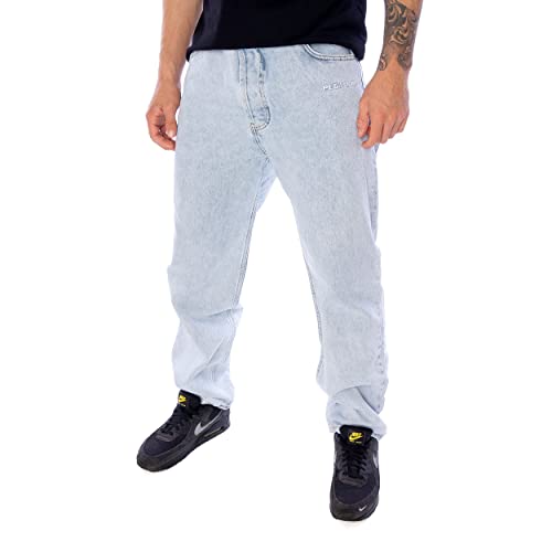 Pegador Bayli Baggy Jeans Herren Hose Light Blue 33