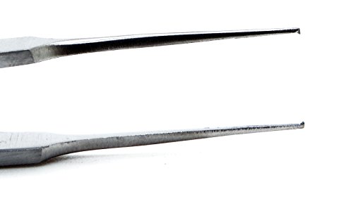 2 Pcs Castroviejo Forceps 4" Suture Tying Surgical 0.3Mm & 0.5Mm 1X2 Premium Instruments #TOP7