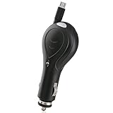 Lieferumfang: 1x Wicked Chili Car charger Ladekabel mit Kabelrolle und Bereitschafts-LED (1000 mA, 0,92m, ausziehbar)