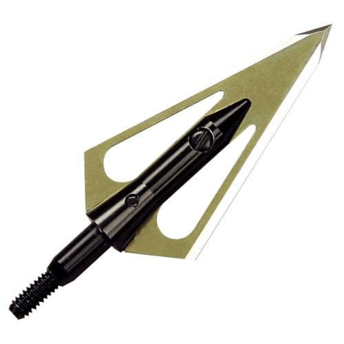 Stinger 2 Blade Arrow Broadhead (Pack of 3), 85-Grain