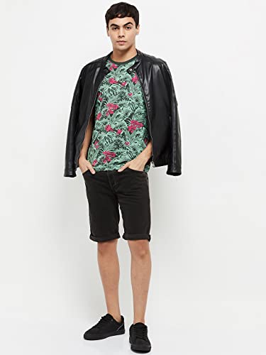 Image of Max Men Printed Ultra Slim Fit T-Shirt