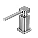 Produktbild Churun Edelstahl Spüle Seifenspender Einbau Gebürstetes Nickel Spülmittelspender Küche Nachfüllbar Seifendosierer Flüssigseifenspender für Spülbecken Küchenspülen Zubehör Set (Quadratische Erhöhung)