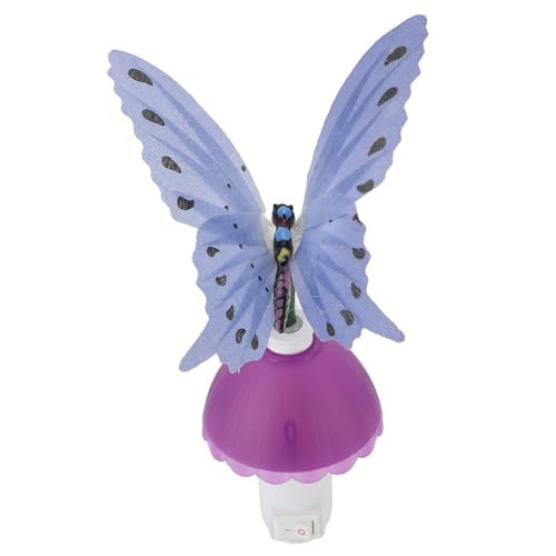 Lámpara de noche Hyuduo LED colorida con sensor atardecer-alba miniatura 2