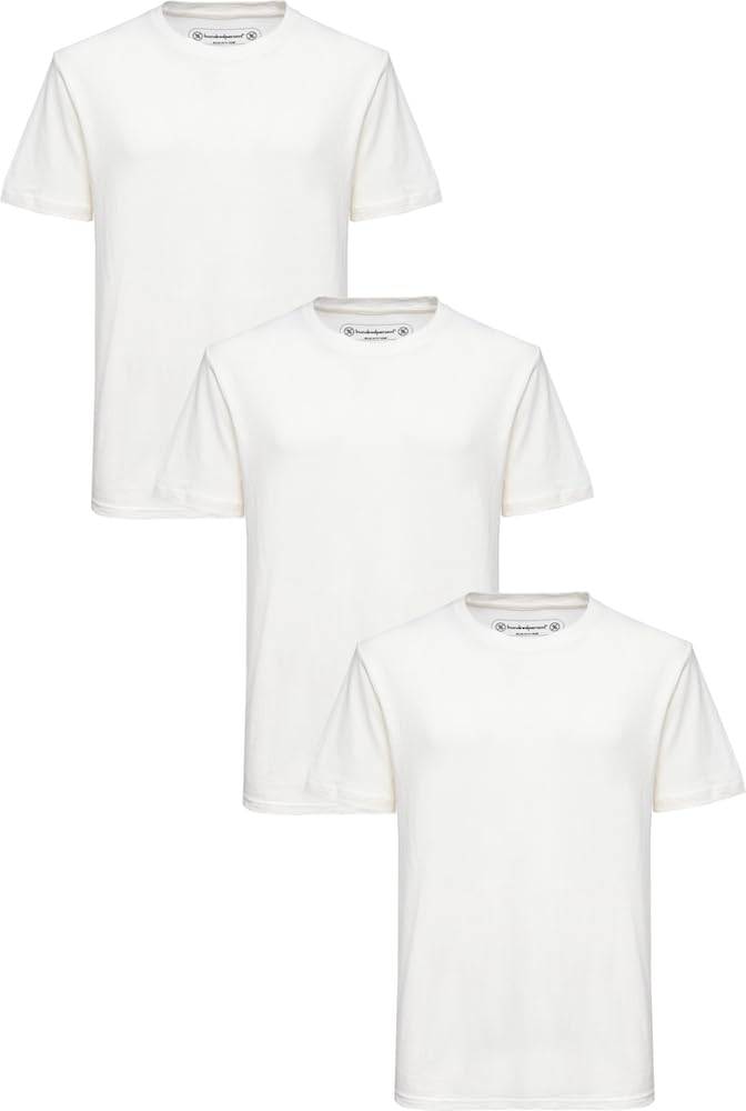 Hundredpercent Hemp T-Shirt (Pack of 3) – Unisex – Soft, Breathable & Eco-Friendly