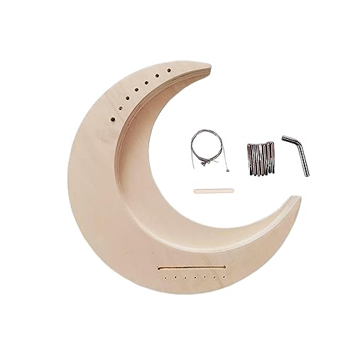 kowaku ハープ 7 弦 DIY セット弦竪琴ハープ古代スタイル DIY ポータブルハープ作成材料セット集中力実践スキル協力, スタイルb