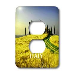 Collines de Toscane plaque pour 2 prises style deco italie salon