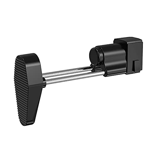 SnowCinda Toy Gun Stock for Nerf N-Strike Elite and Nerf Modulus Attachments, ABS Plastic Shoulder Stock Accessories Compatible with Nerf Gun (Black)