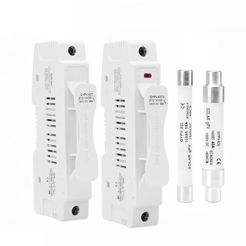 Fusible solar PV DC 1500V y portafusibles GYPV-63 25A con luz LED de fallo