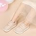 Toddler Wide Toe Box Shoes:Girls Barefoot Shoes,Baby First Walking Shoes Kids Tennis Running Sneakers, Canvas Casual Preschool Flat Comfort Non Slip Lightweight Outdoor Beige Glitter Toddler Size 7