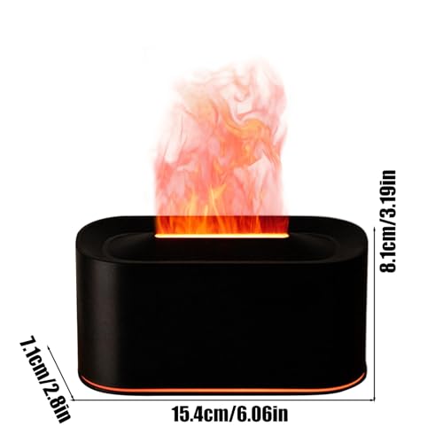 Diffuseur d'huile de flamme anti-odeurs : brume fraîche d'aromathérapie - 6
