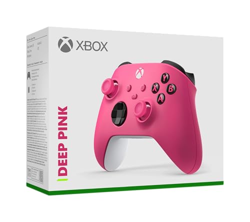 Xbox Manette sans Fil - Deep Pink Series X, Series S, One, Windows 10 & 11, Android et iOS