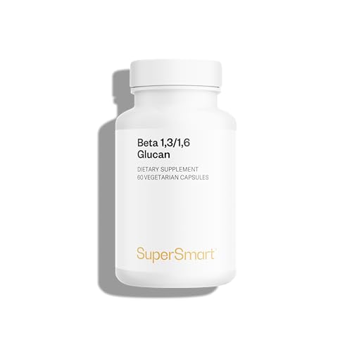 Beta 1,3/1,6 Glucan – Immune System Support – Helps Boost Vitality – Supports Normal Cholesterol Levels – Vegan – SuperSmart